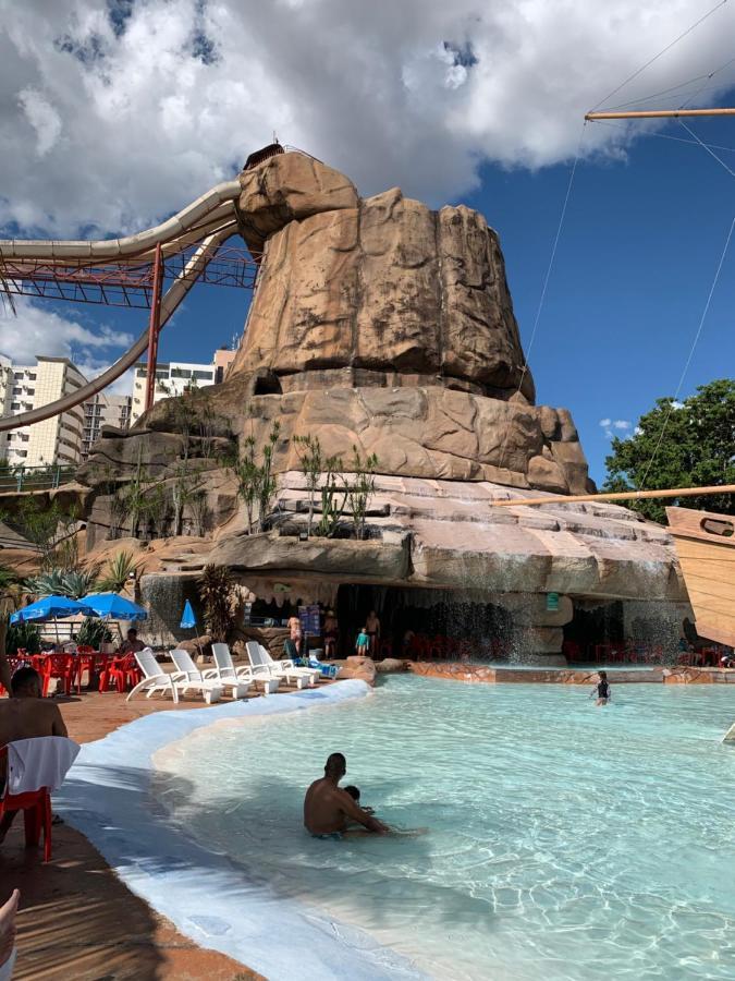 Piazza Diroma C/ Acqua Park - Viaggio Locacoes Por Temporada Apartment Калдас Новас Екстериор снимка