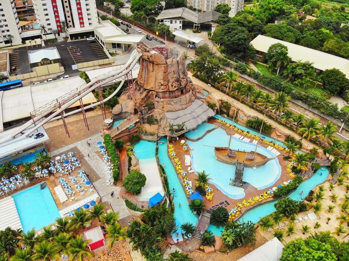 Piazza Diroma C/ Acqua Park - Viaggio Locacoes Por Temporada Apartment Калдас Новас Екстериор снимка